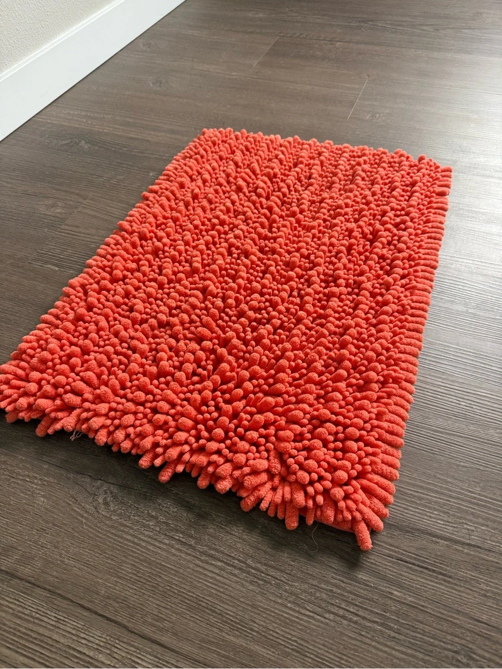 Coral Chenille Bath Mat - Home Accents